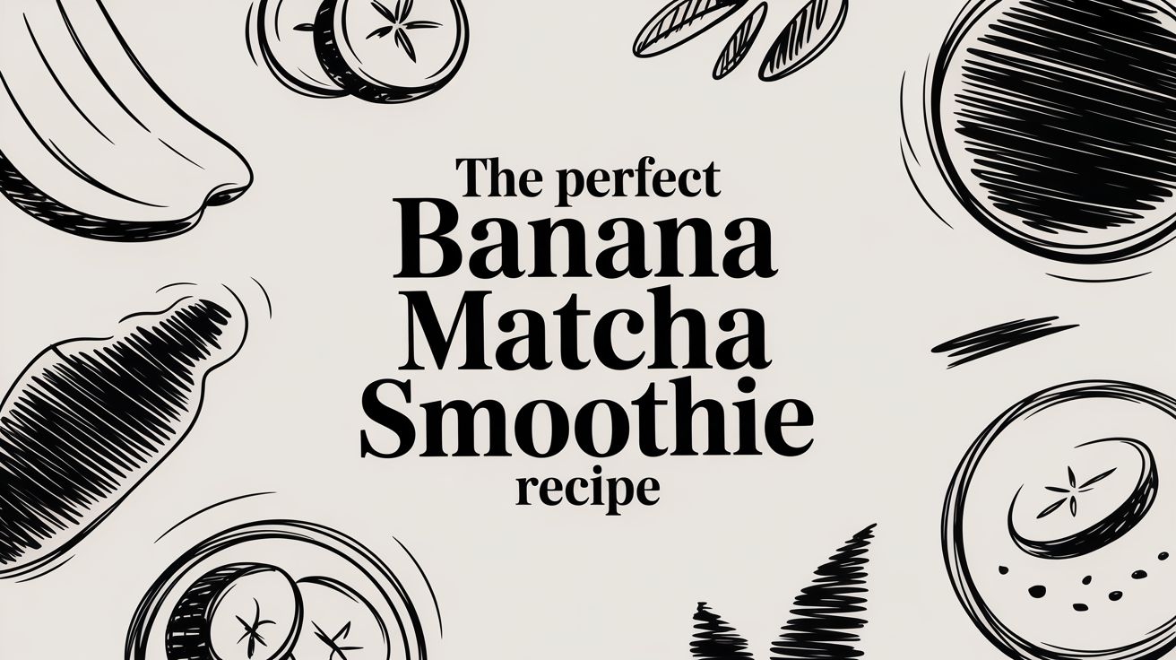 The Perfect Banana Matcha Smoothie Recipe