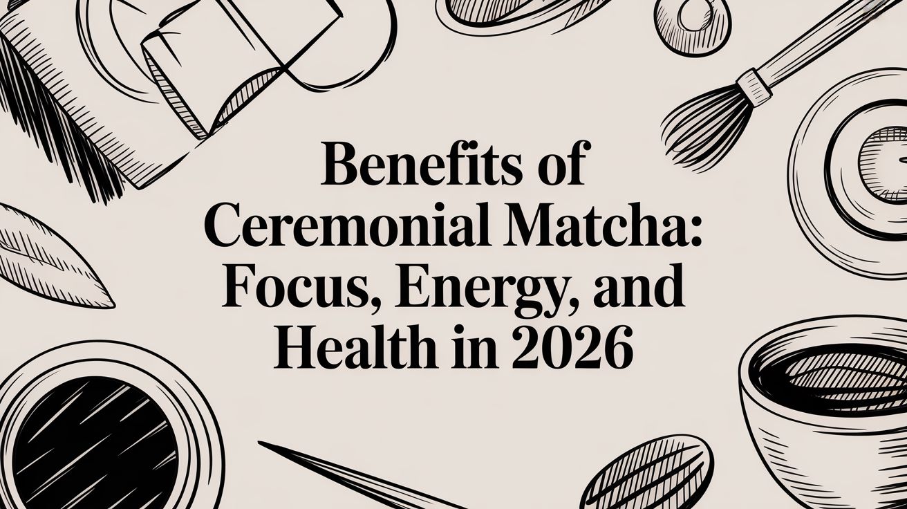 Benefits of ceremonial matcha: Focus, energy, and health in 2026
