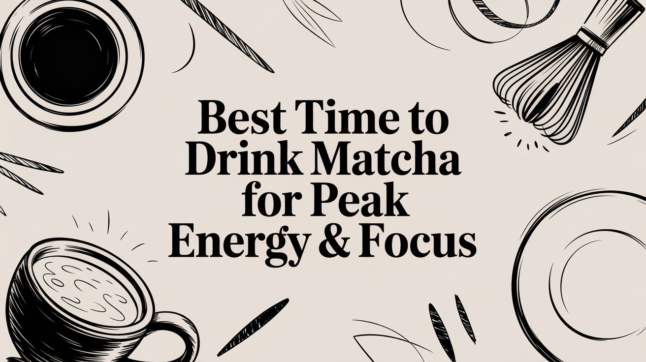 Best Time to Drink Matcha for Peak Energy & Focus
