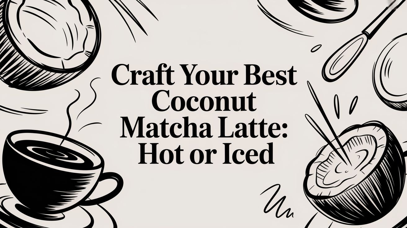 Craft Your Best Coconut Matcha Latte: Hot or Iced