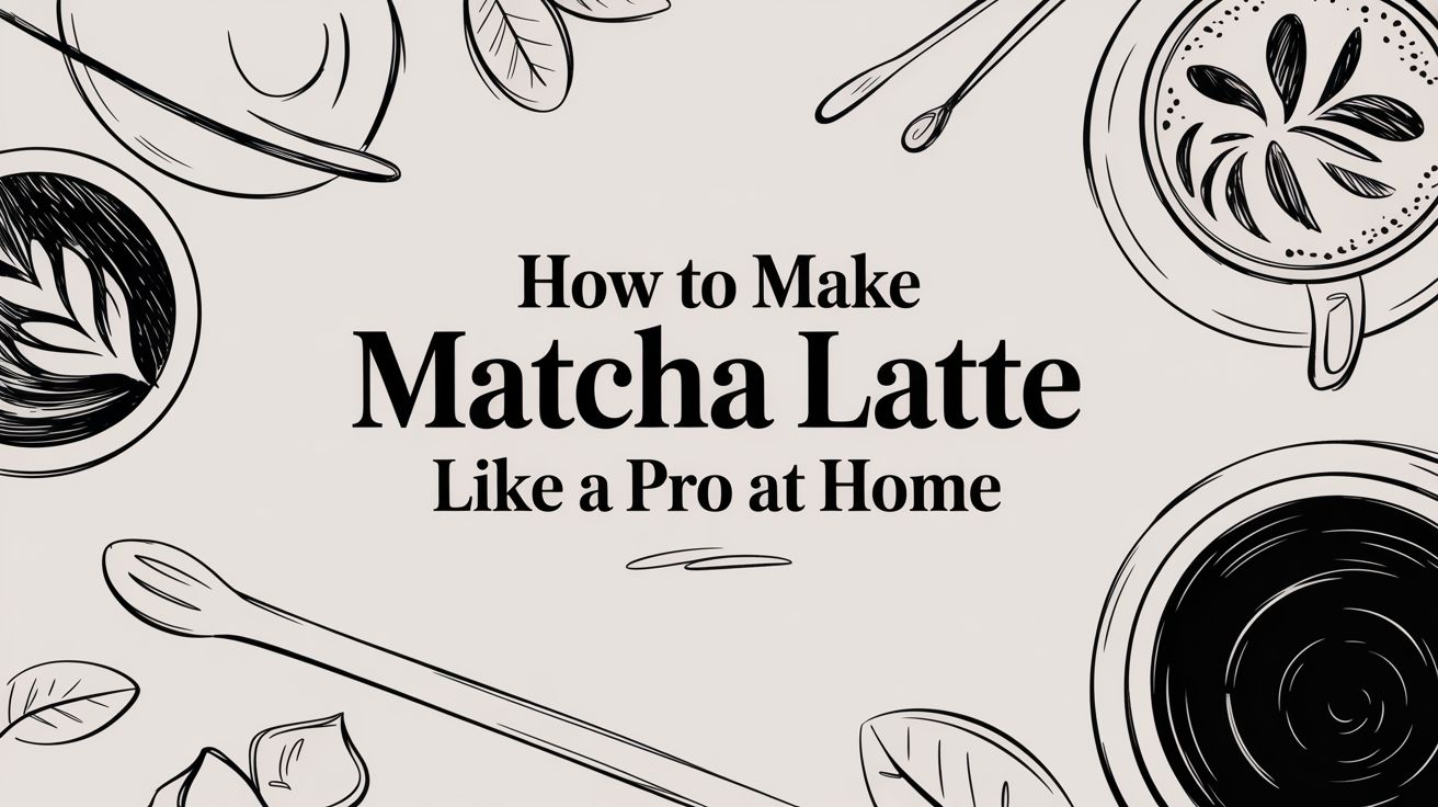 How to Make Matcha Latte Like a Pro At Home