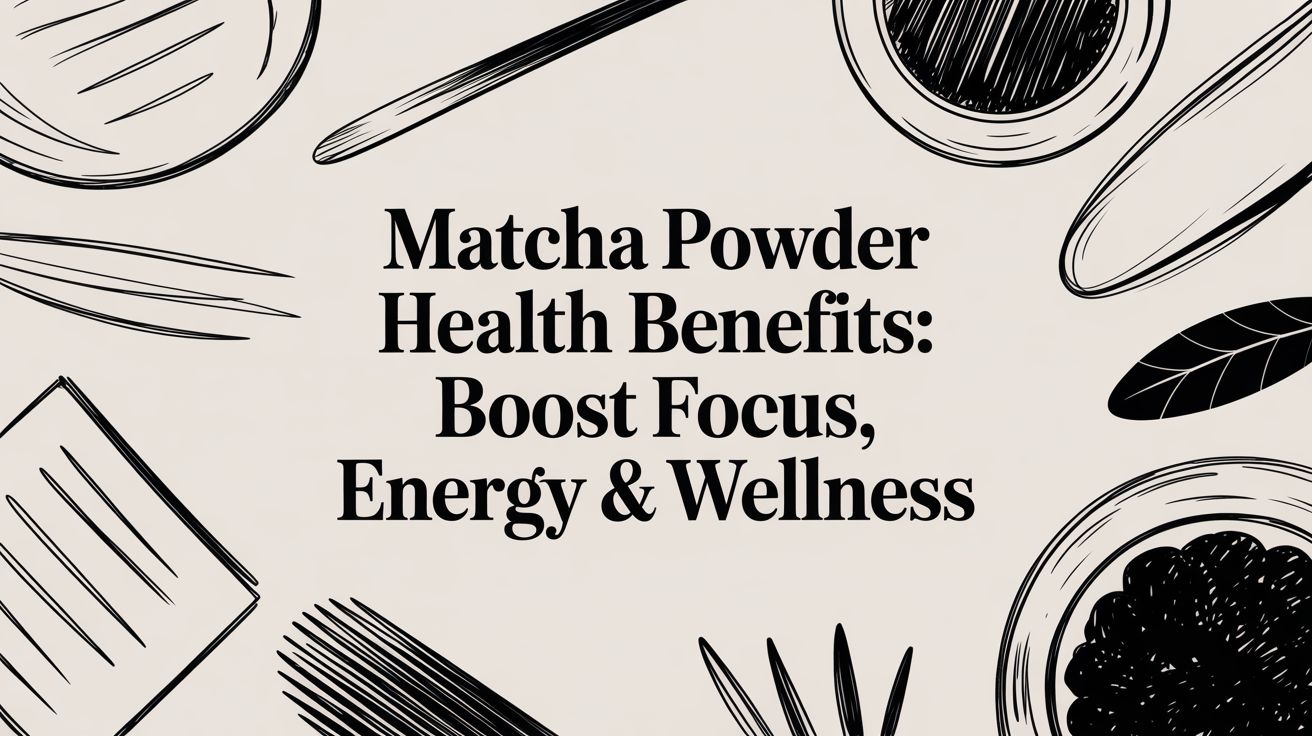 Matcha Powder Health Benefits: Boost Focus, Energy & Wellness
