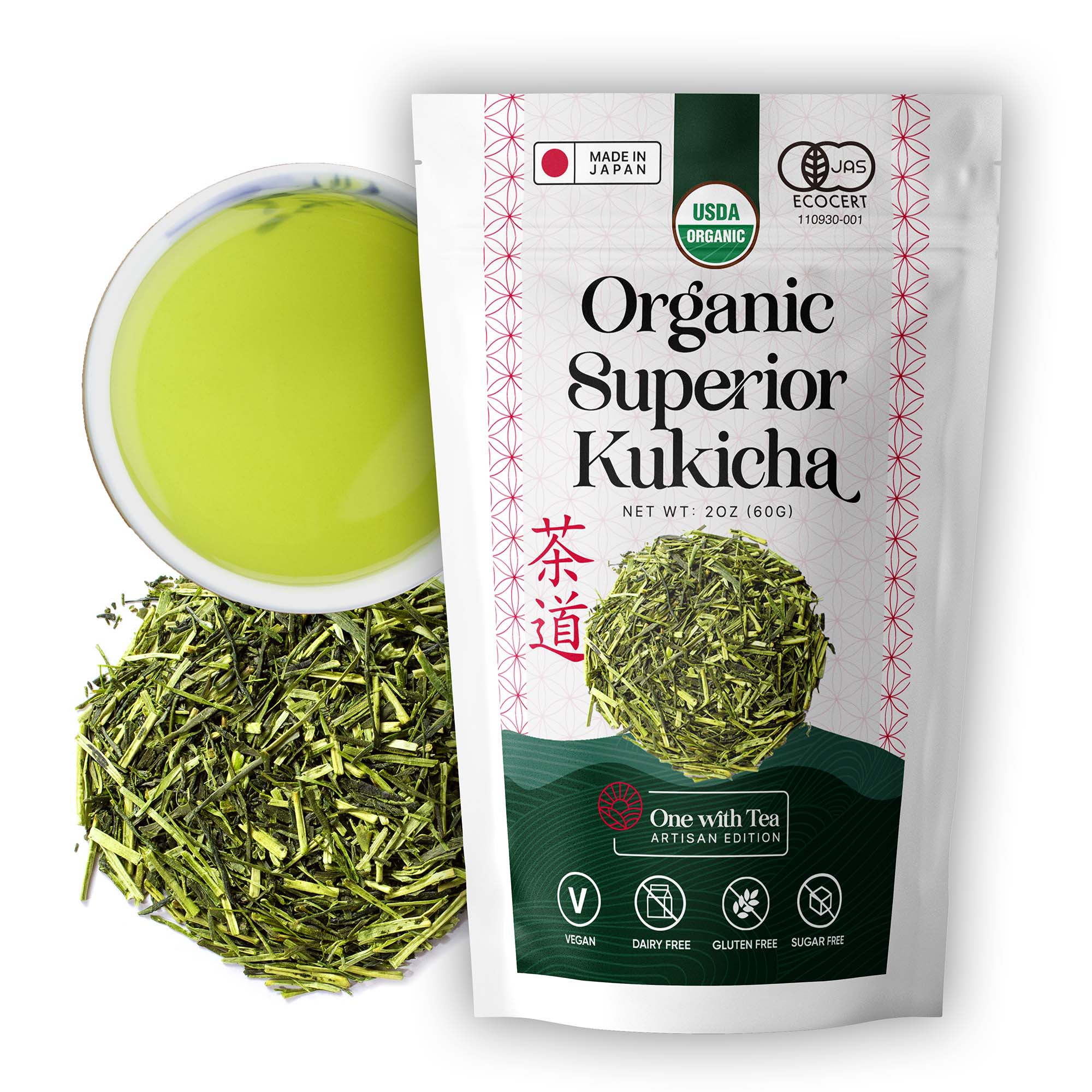 Superior Sencha Green Tea - USDA Organic Japanese First Flush