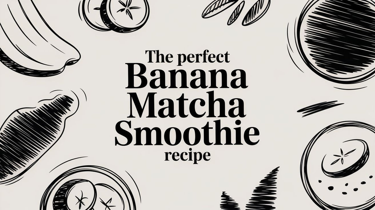 The Perfect Banana Matcha Smoothie Recipe