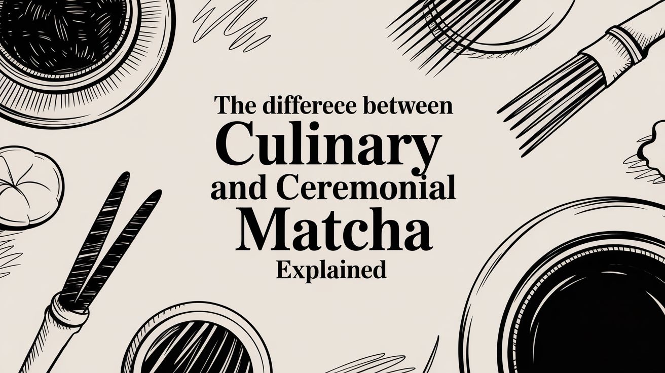 The Difference Between Culinary and Ceremonial Matcha Explained