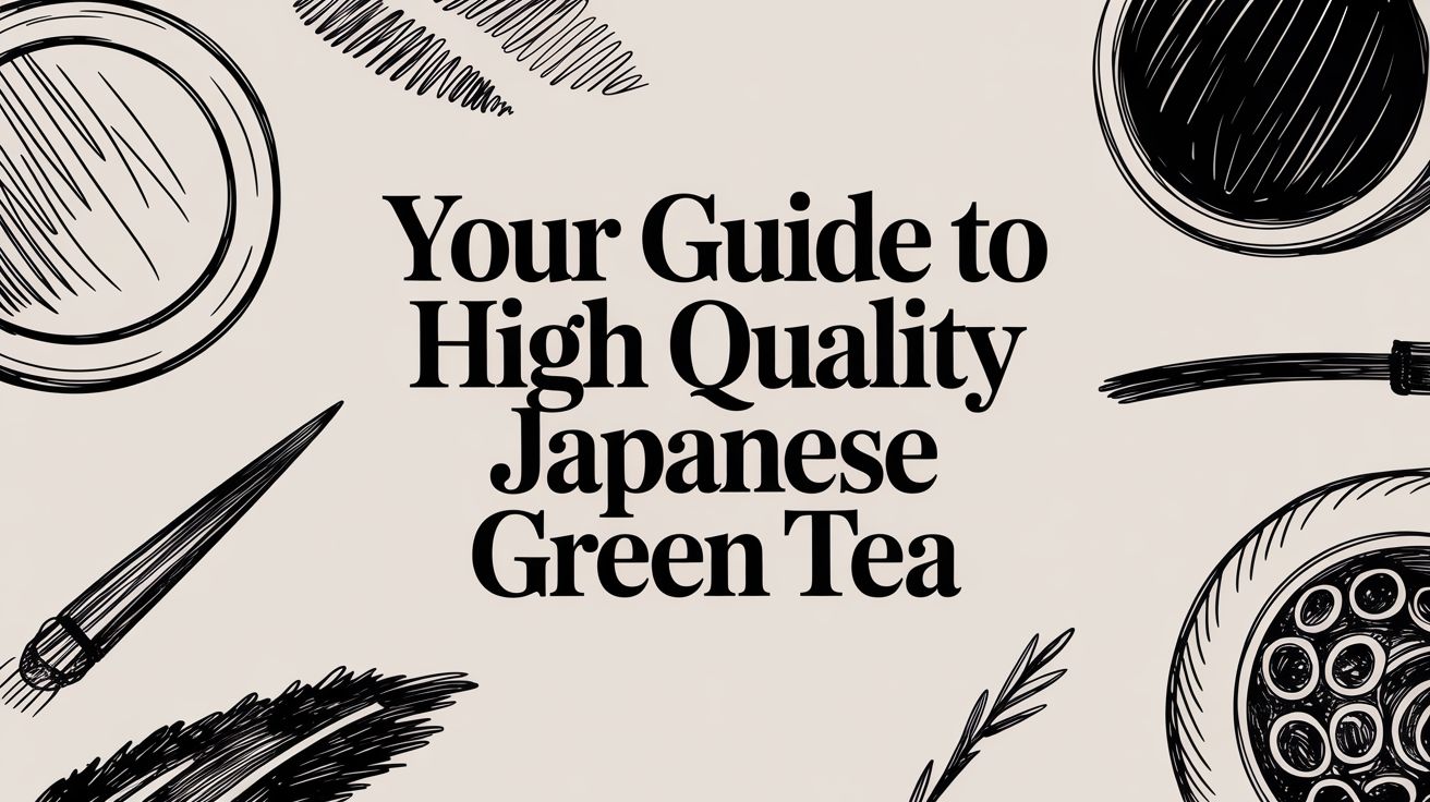 High Quality Japanese Green Tea: A Sourcing-First Guide