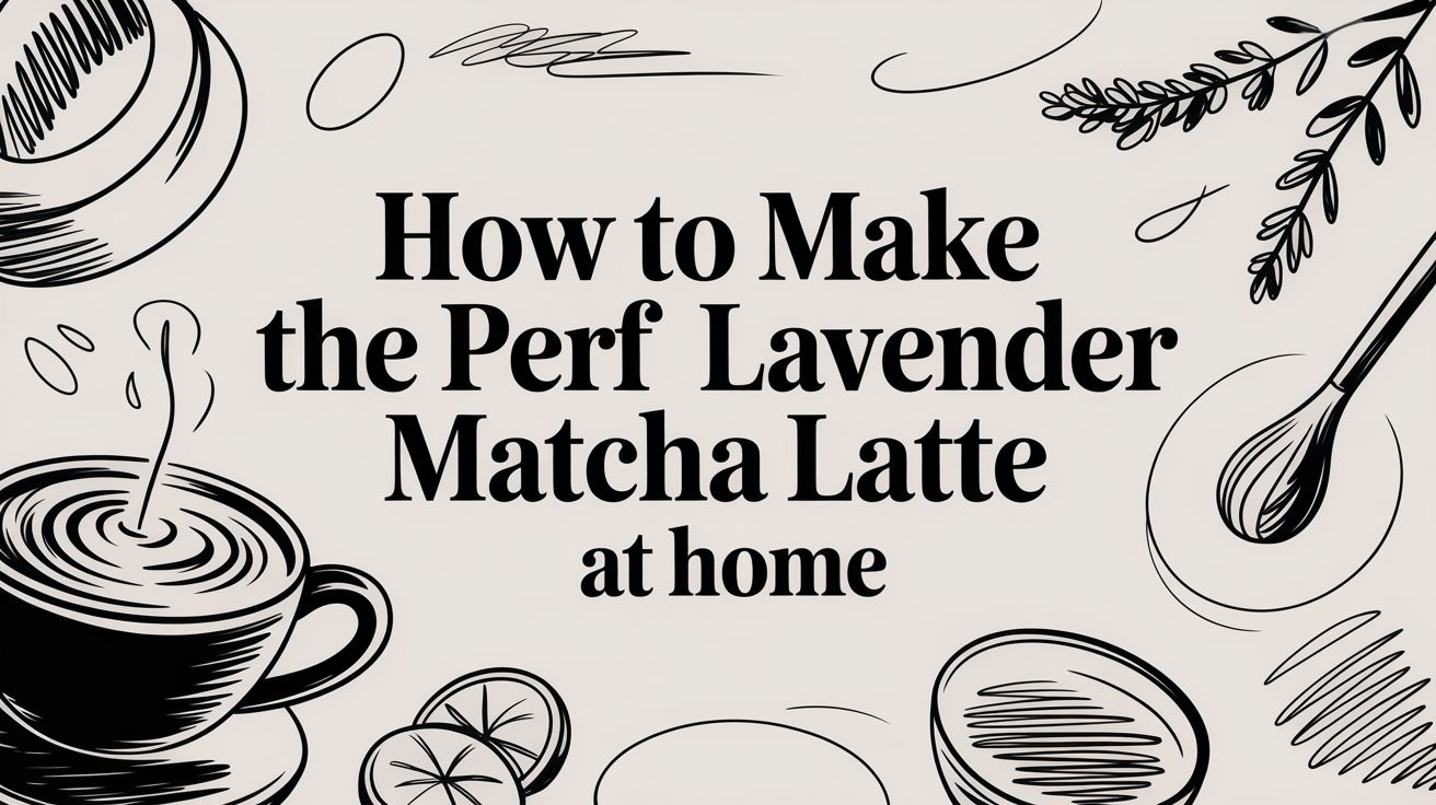 How to Make the Perfect Lavender Matcha Latte at Home