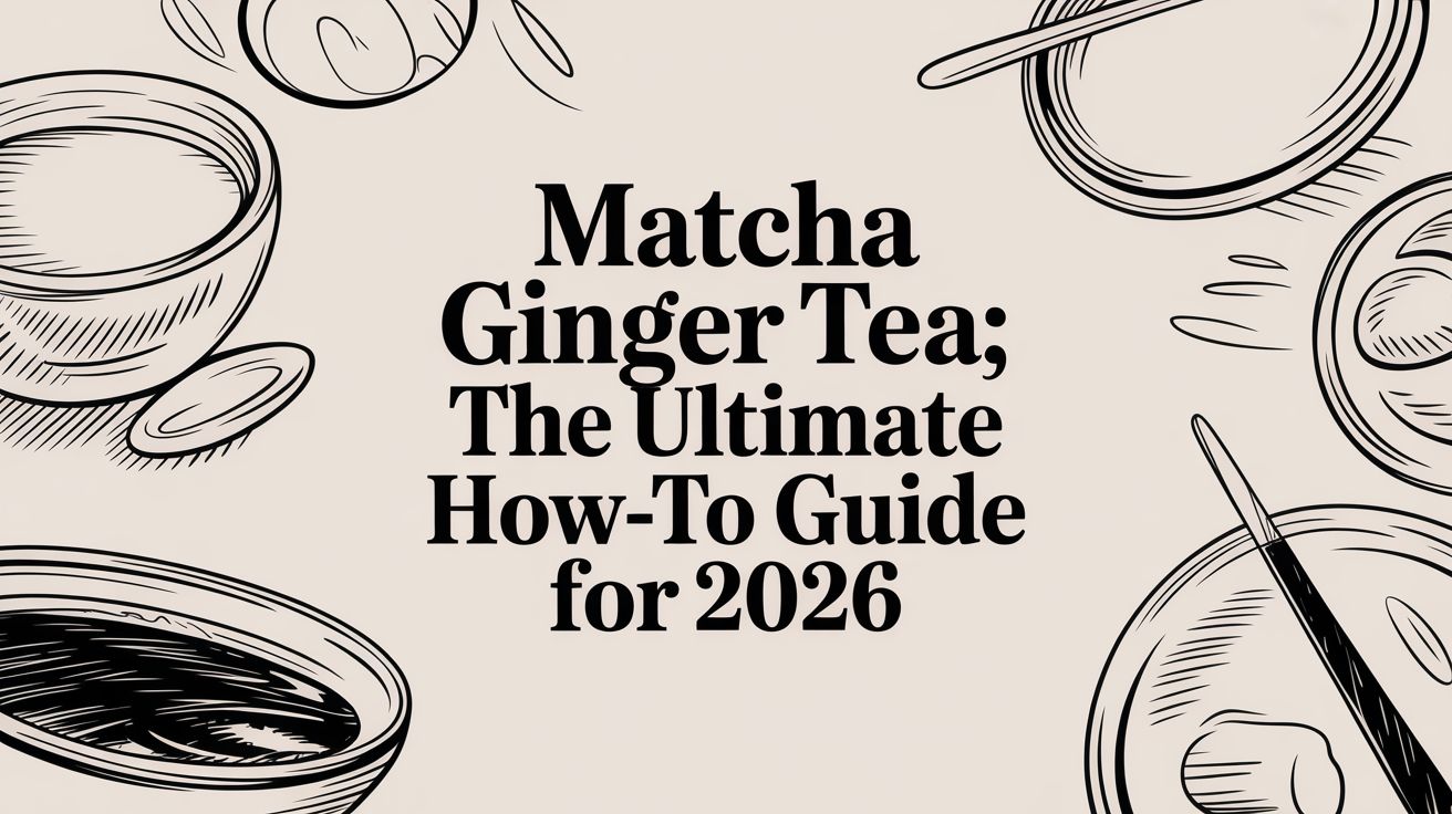 Matcha Ginger Tea: The Ultimate How-To Guide for 2026