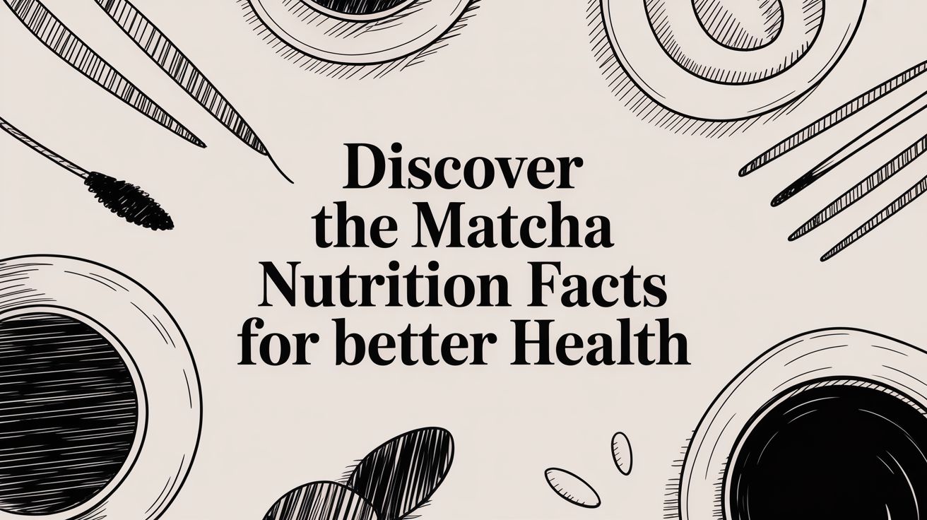 Discover the matcha nutrition facts for better health