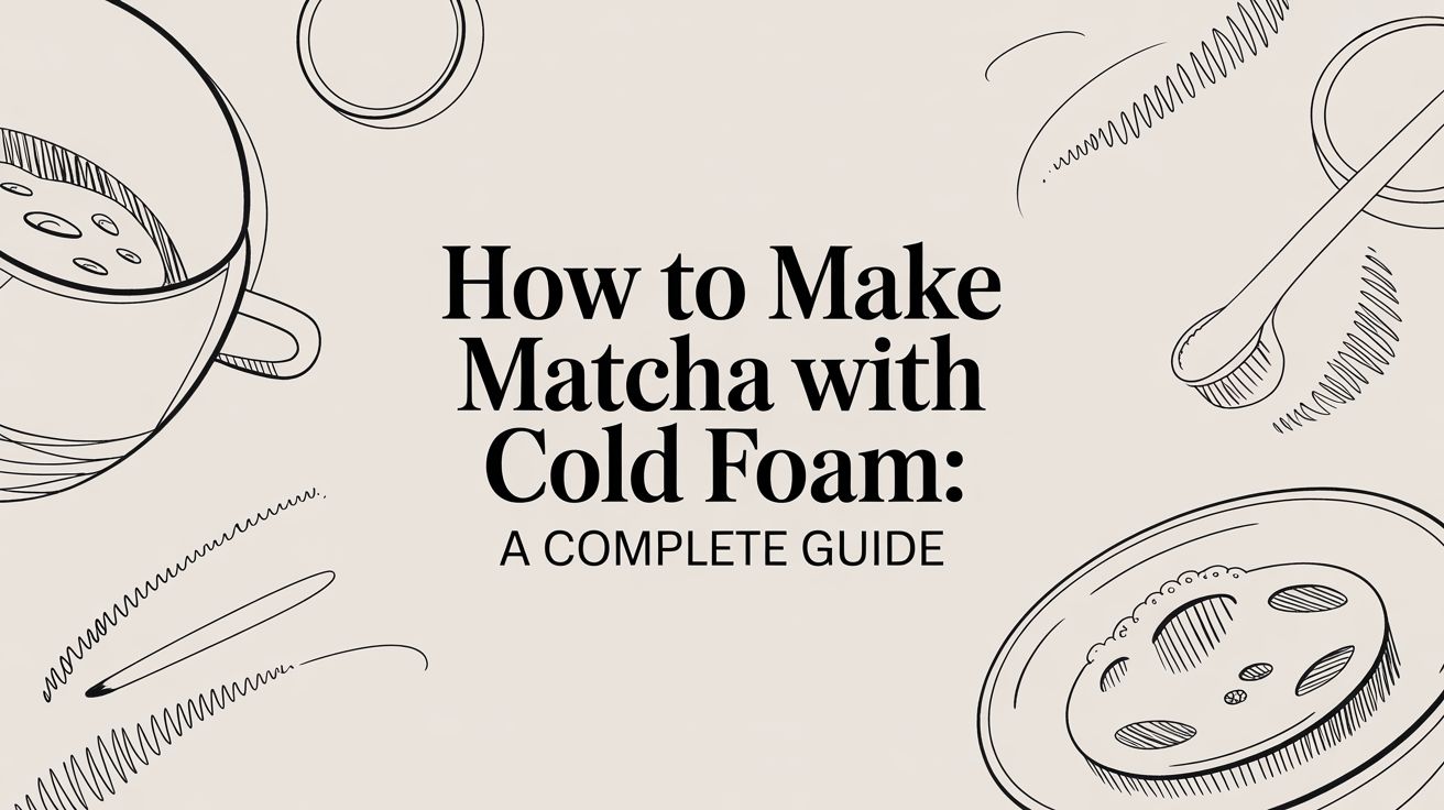 How to Make Matcha with Cold Foam: A Complete Guide