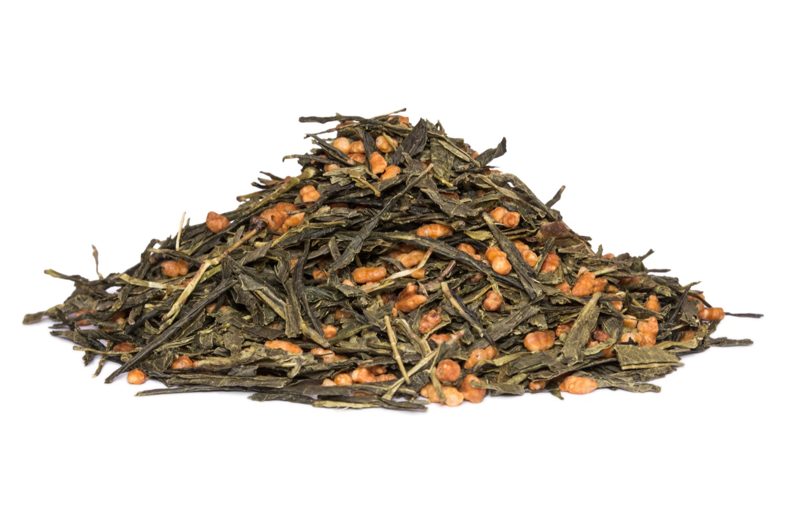 Japanese genmaicha green tea with roasted brown rice