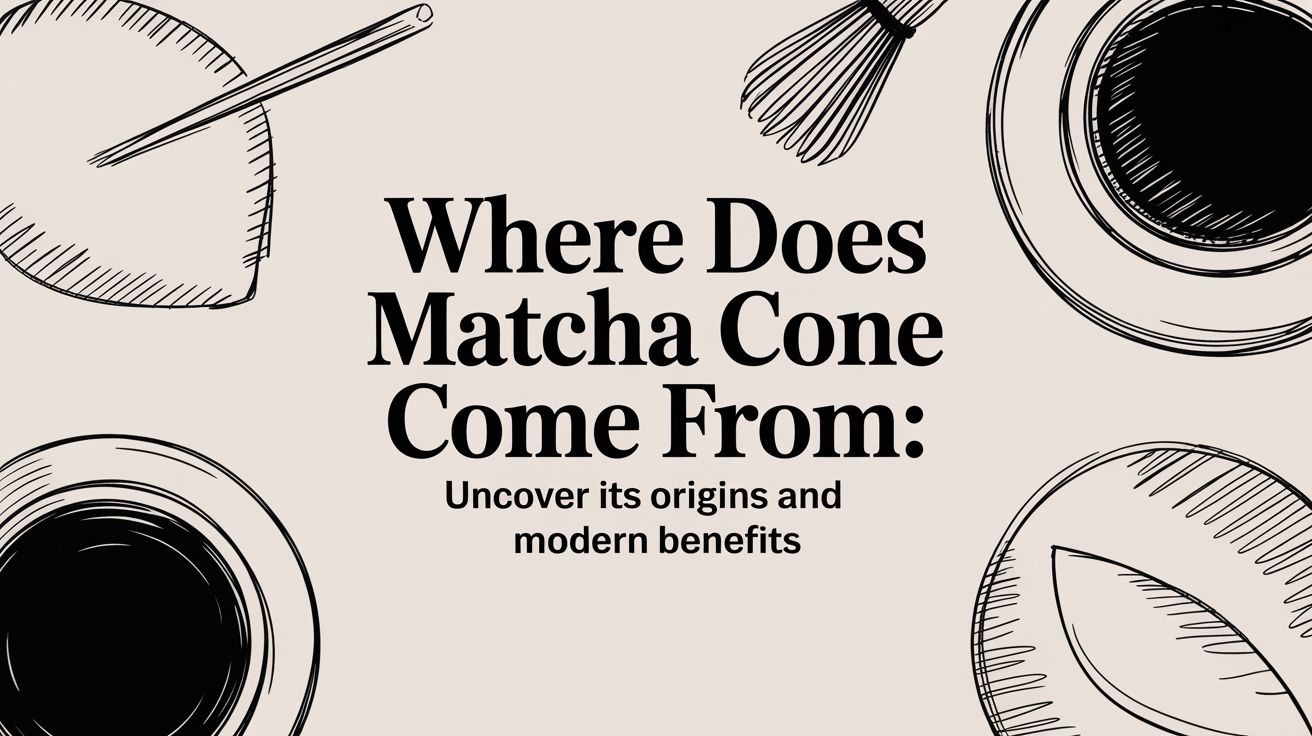 Where does matcha come from: uncover its origins and modern benefits
