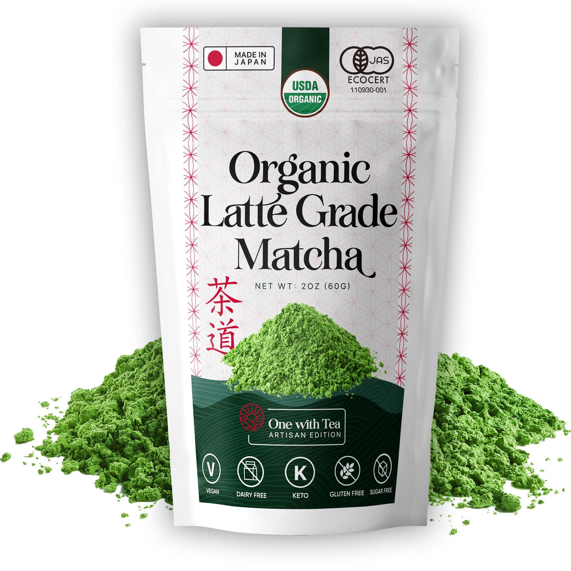 USDA Organic Latte Grade Matcha (60g)