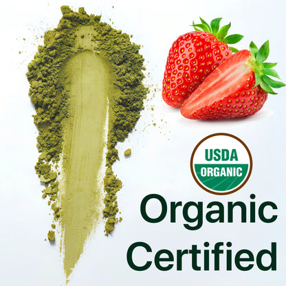 Organic Strawberry Ceremonial Matcha - USDA ORGANIC